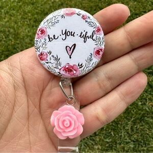 Badge Reel- Be You Tiful Retractable Badge Holder